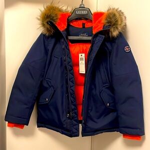 Polo Ralph Lauren Navy Boys Down Jacket
